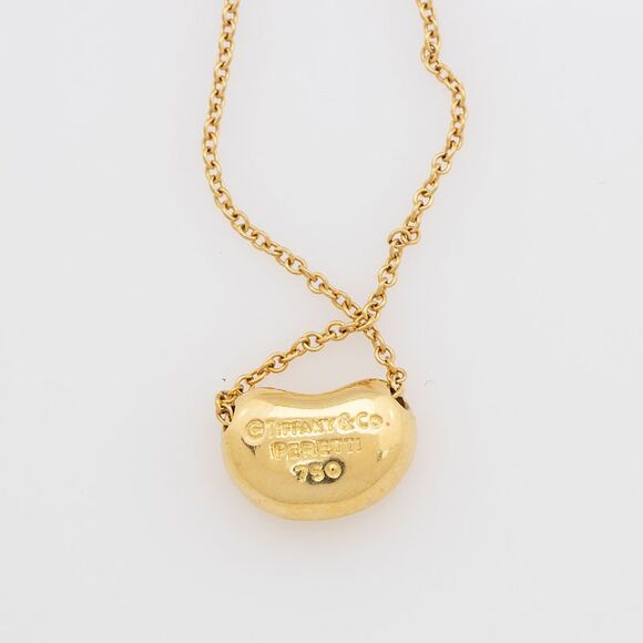 Tiffany & Co. Elsa Peretti 18k Gold Bean 9mm Necklace - Picture 2 of 6